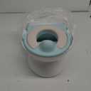 Real Feel 2-in-1 Potty with Wipes Storage, Flushing Sounds & Disposable Liners - Realistic Toilet - Easy to Clean & Assemble - Jool Baby (Aqua)