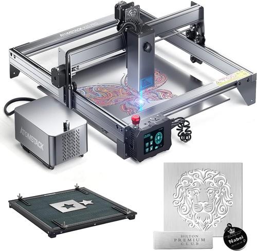 ATOMSTACK X20 PRO Laser Engraver with F2 Honeycomb Laser Bed,130W Engraving Cutter Machine for Wood Metal,20W Output Power,DIY CNC Cutting and Engraving