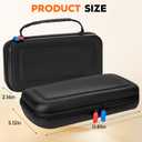 Carrying Case for Nintendo Switch 2 (2025), Large All in One Hard Travel Cases with Game Card Slots, Portable Case Storage Bag Protective Pounch for Nintendo Switch 2 Console and Accessories -Black