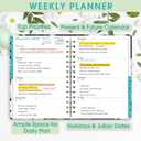 4 x Planner 2026-2027 Weekly and Monthly Calendar Planner Jul 2026-Jun 2027