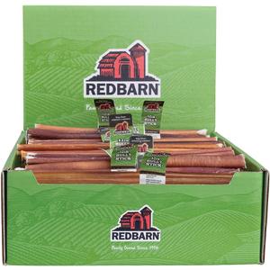 Redbarn Pet Products 12" Bully Sticks for Dogs, Case of 35 (EXP 03/18/29)