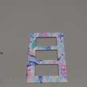 Mermaid Girl Light Switch Cover Plates Decorative 3 Gang Triple Toggle Wall Plate Electrical Switchpalte Faceplate for Kid Bedroom Home Bathroom Decor 6.4" x 4.5" (Mermaid Scales Ocean)