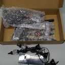 Baquler 12 Pcs Christmas Lamp Posts Christmas Village Accessories Miniature Fairy Street Lamps Decorative Uptown Mini Street Lights Pathway Lantern for Xmas Holiday Decoration DIY Craft(Modern)