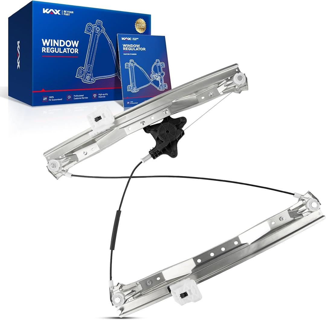 KAX 749-508 Power Window Regulator without Motor Front Left Driver Side Compatible with Town and Country 2008-2016, Grand Caravan 2008-2020, Routan 2009-2014, C/V 2012-2015