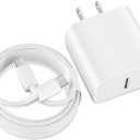 iPad Fast Charger,iPad Charger Fast Charging USB C Wall Chargers Block Plug Type C 6FT USB C to C Charging Cable Cord for iPad Pro 13/12.9/11 inch,iPad Air 6/5/4/M3/M2/A16,iPad Mini 6/7th,iPad 10/11th