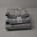 Washable 4x12 Wide Hallway Runners: Vintage Soft Runners for Living Room Bedroom Stain Resistant Carpet with Non-Slip Backing for Entryway Ktichen Ultra Thin Bathroom Carpet for Dining Room (Grey,4x12)