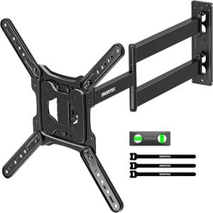 monTEK Long Arm TV Wall Mount for 23-65 Inch TVs, 29 Inch Extension, Swivel and Tilt, Full Motion, VESA 400 x 400mm, Up to 77 lbs