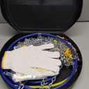 DEDC Snow Chains for SUV Tire Chains Compatible with Tesla Model Y Cars 1 Min Quick Fit Easy Chainsaw Reusable Universal Emergency Traction Chain Tire Width 235 245 255 265 275 - Set of 2 MS1521