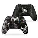 DreamController Original X-box Wireless Controller Special Edition Customized Compatible with X-box One S/Series X/S & Windows 10 Made with Advanced HydroDip Print Technology(Not Just a Skin) (Non-Modded - Front & Back Print, Vennom)