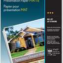 Epson Presentation Paper MATTE (11x17 Inches, 100 Sheets) (S041070),White