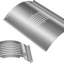 Flame Broiler Slide Cover and Bottom for Pit Boss Replacement Parts in PB700 Series Pellet Grills -PB700FB, PB1000PL(Laredo1000) ect. & Heat Deflector/Diffuser for Pit Boss Pellet Smoker Accessories