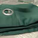 ChrisDowa Grommet Blackout Curtains for Bedroom - Thermal Insulated Room Darkening Curtains for Living Room (1 Panel Set, Forest Green,52W x 95L)