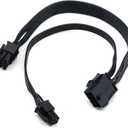 EPS 12V CPU 8 Pin Female to CPU ATX 8 (4 + 4) Pin and ATX 4 Pin Male Power Supply Extension Cable