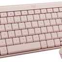 Logitech MK250 Bluetooth Wireless Mouse and Keyboard Combo: Fast & Easy Connectivity, Compact Wireless Keyboard, Ambidextrous Mouse, Durable Build - Windows/MacOS - Rose