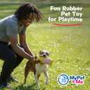 2 x My Pet & Me - Squeaky Dog Toys for Light to Moderate Chewers - Fun Latex Toys for Puppies, Teething, and Gentle Play - Interactive Fetch and Chew Toy with Squeaker (Golden Bear, 6 Inch)