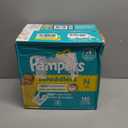 Pampers Swaddlers Diapers, Size 0 (up to 10 lbs), 140 Count, Absorbent, Keeps Baby Dry and Comfortable, Skin Safe Disposable Baby Diaper 