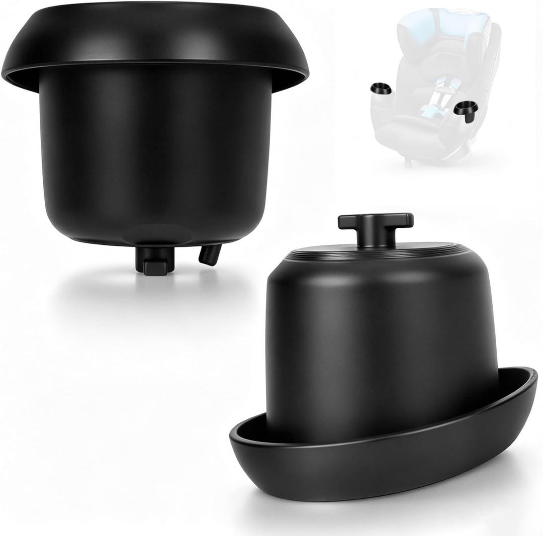 2Pcs Cup Holders Compatible with Evenflo Revolve 360 Extend Car Seat | with Left & Right Symmetrical Drink Holders, Durable & Easy to Install