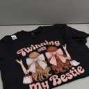 Twinning with My Bestie Twins Friends Twin Matching T-Shirt Male Small