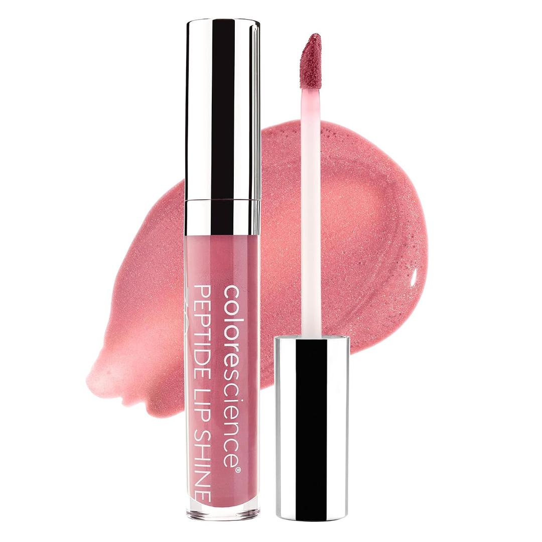 Colorescience Peptide Lip Shine SPF 30, Clinically Proven Peptide formula to plump, hydrate, condition, nourish & defend against free radicals, dye-free buildable color, all-mineral actives