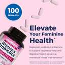 NewRhythm Probiotics for Women, P-5-P, Vitamin C & Organic Cranberry, 100 Billion CFU 18 Strains, Prebiotics & Vaginal Probiotics for Digestive Health & PH Balance, 60 Capsules, No Dairy (EXP: 05/2028)