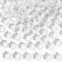 263 Pcs White Vase Filler Ice Rocks, Star Crystals Gems Memorial Day Independence Day 3D Star for Table Scatter, Party Wedding Arts Crafts