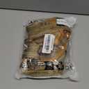 SlowTon No Pull Dog Harness - Heavy Duty Dog Harness and Leash Set for Medium Large Dogs, Reflective Tactical Harness with Soft Padded and Front Clip for Easy Walk and Training (Tan M)