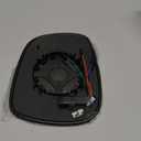 TOP-VIGOR 1-Pack Passenger Side Heated Mirror Glass Compatible with 2011 2012 2013 2014 BMW X3, Right Side View Convex Mirror with Backing Plate 51162991660