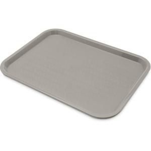 Carlisle FoodService Products CT121623 Caf Standard Cafeteria / Fast Food Tray, 12" x 16", Gray