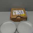 Elk and Friends 7.8” Stainless Steel Non Divided Plates with Silicone Sleeve + Storage Lid | Baby, Toddler, Kids | Dishwasher Safe | Dinner & Snack Plates | 2 Pack