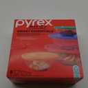 Pyrex Smart Essentials Mixing Bowl Set Including Locking Lids (Clear), 8 piece,5 quarts
