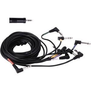 Cable Harness Snake Loom Replacement and Mono 1/4'' to 3.5 mm adapter Compatible with Alesis Nitro Mesh Electronic Drum Set Module Surge Command Forge Turbo Crimson DM7X RCA Connector Type Hi-Hat