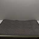 Smiry Front Door Mat Outside Entrance, Heavy Duty Outdoor Indoor Natural Rubber Doormat, Non Slip, Trap Dirt and Moisture, Easy Clean, Low Profile Patio Porch Entryway Mat, 47x32, Grey