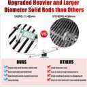 Charbrofire 810-1750-S 810-1751-S Grates Replacement Parts for Brinkmann Grill Grates 810-4551-0 810-3551-0 810-3752-F Pit Boss Pro Series 820 820PS1-2-AMP Lowes Pro Series 820-PS1 PB820PS1 3 Pieces