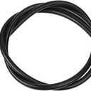 BBTO 5 Feet Length High Temperature Silicone Vacuum Tubing Hose for Multiple Use (Black, 1/8 Inch, 3 mm)