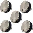 WB03X24360 Gas Stove Knob Compatible with GE Monogram Gas Cooktop Stove Knobs Replacement for WB03T10259 (5 Pack)