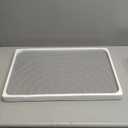 Stone Bath Mat 24"x16" - Diatomaceous Earth Shower Mat, Quick Dry, Anti-Slip, Modern Design with Bonus Non-Slip Pad - Perfect for Home Safety and Style (Gray)