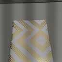 Five Star Composition Book, College Ruled Paper, 7-1/2" x 9-3/4", 80 Sheets, Hardcover, Metallic Gold Geo (850165F-ECM)