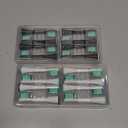 Replacement Heads Compatible with Sonicare Toothbrush, Replacement Brush Head for Philips Sonicare Electric Toothbrush 4100 5100 6100 9900 C2 W3 and More Click-on Handles (8white+8black) (1 Count (Pack of 16))