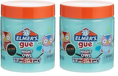 ELMER'S Night OWL PRE Made Slime (Pack of 2)