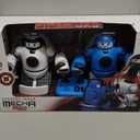 Sharper Image Mecha Rivals Remote Control Battle Robots, Two-Player Wireless Fighting Set with Lights and Sounds (Blue and White)