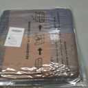 2 x Womens Scarf Winter Blanket Large Scarves Thick Soft Warm Plaid Chunky Scarfs (F-mix Brown Camel)