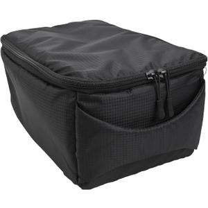 Portable Fishing Reel Case for Bait Casting and Fly Reels, Water Resistant Reel Bag with Cushioned Interior, Large Capacity Fishing Tackle Organizer with Card