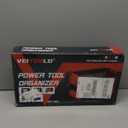 Power Tool Organizer with Charging Station, Heavy Duty Modular Wall Mount Rack for Garage & Shed Organization, 4 Drill Holders, Valentines Day Anniversary Birthday Gifts for Him Men Husband(Red) (3 Layer)