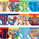 Marvel Boys' Toddler Exclusive 12-pk Unboxing Spiderman & Superhero Friends Briefs Perfect for Gifting & Potty Training 2-3T