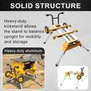 deawater DW7440RS Rolling Table Saw Stand Portable, Heavy Duty & Compact Easy Transport, Compatible with DEWALT DW744, DW745, and Other Table Saws