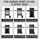 7637 Grill Grates for Weber Spirit E210 (2025 Models)17.5 Inch Grill Parts