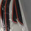 Window Visor for 2002-2008 Dodge Ram 1500 Quad Cab/Extended Cab/ 03-09 Dodge Ram 2500 3500, Out-Channel Rain Guards Shields Vent Deflector Shade Wind Dark Smoke,Outside-Mount, 4PCS