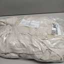 GLORY SEASON Retro Farmhouse Ruffle Tablecloth Cotton Flounces Trim Washable Table Cover Tablecloths for Rectangle Table Baby Shower Kitchen Party Wedding Decor 60''x84'' (Off-white)