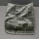 MIULEE Decorative Chenille Check Throw Pillow Covers Vintage Plaid Couch Pillows 20x20 Inch Set of 2 Neutral Boho Farmhouse Cushion Covers Modern Spring Home Decor for Sofa Bed Living Room Sage Green