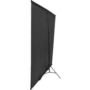 Professional Green Screen Backdrop Stand Kit for Video Conferences and Gaming Sessions (Black)
